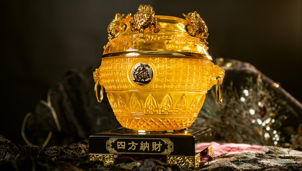 四方纳财聚宝盆Four-Directions Treasure Bowl